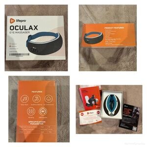 LifePro Eye Massager - Black and Blue